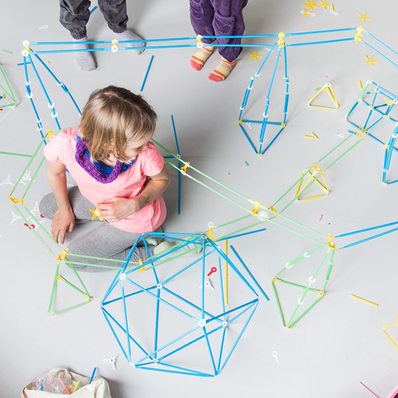 吸管创意建构套装含课程