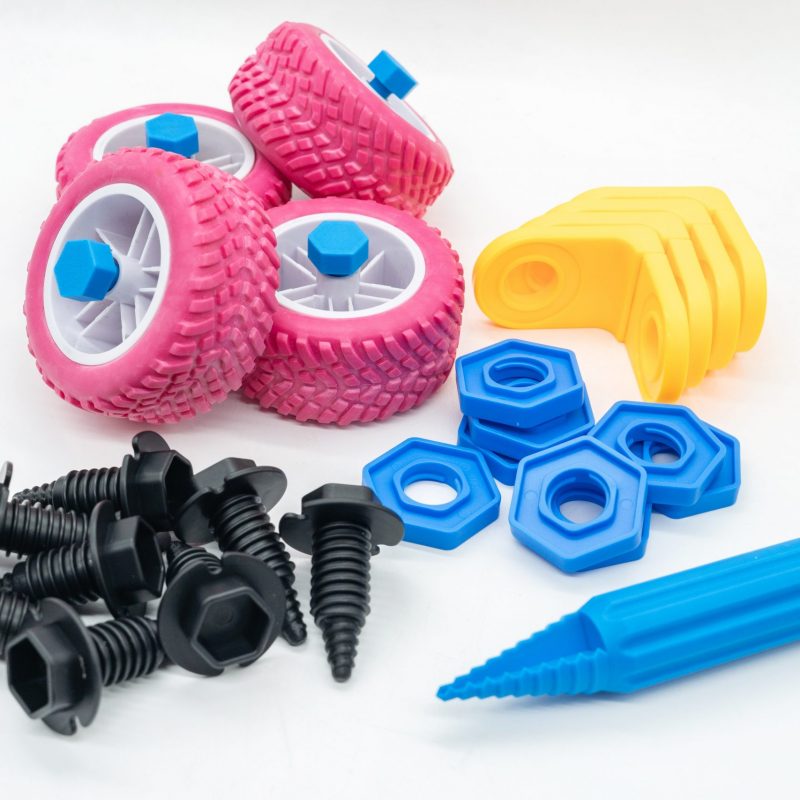 纸箱创意DIY车轮套装-含教程