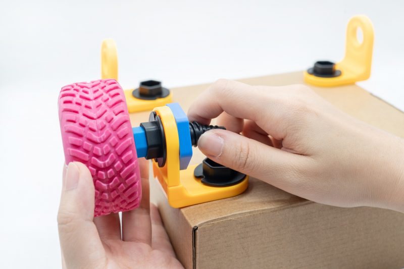 纸箱创意DIY车轮套装-含教程